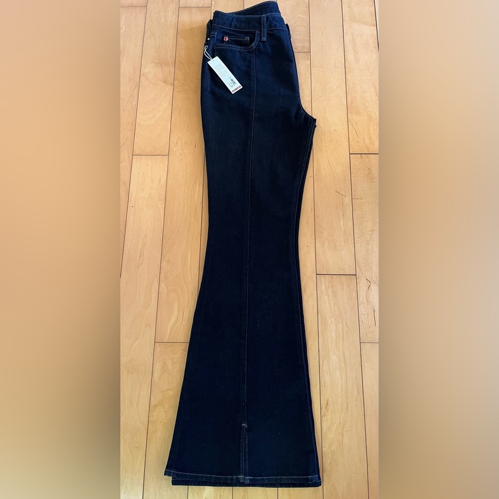 NWT - Women’s Hudson “Heidi” Jeans - High Rise with Wide Flare w. Split - Sz 29 - Picture 3 of 12